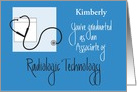 Congratulations Associate Radiologic Technology with Custom Name card