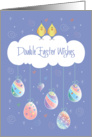 Easter for Twins, Double Easter Wishes with BIrds and Eggs card