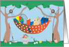 Retirement Congratulations Hammock Filled with Retirement Fun card