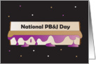 National Peanut Butter & Jelly Sandwich Day, Lots of Jelly card