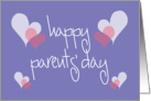 Parents’ Day with Hand Lettering and Hearts card