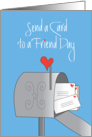 Send a Card to a Friend Day, Mailbox Stuffed with Loving Mail card