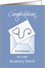 Congratulations for Residency Match Day, with Custom Name card