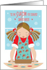 Christmas for Niece Christmas Cookie Baker Tis the Season for Cookies card