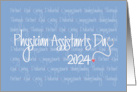 Physician Assistants Day 2024 From All of Us Stethoscope and Heart card