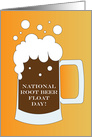 National Root Beer Float Day, Bubbling Root Beer Float Stein card