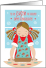 Christmas for Granddaughter Tis the Season for Cookies Goodie Baker card