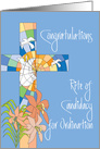 Congratulations Rite of Candidacy for Priest Ordination, with Cross card