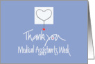 Medical Assistants Recognition Week 2023 Thank You with Stethoscope card