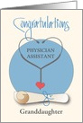 Graduation for Physician Assistant with Custom Relationship card