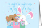 New Baby Boy for Daughter and Daughter in Law Joy of Boy with Toys card