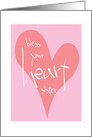 Pink Bless your Heart for Sister on Sister’s Day card