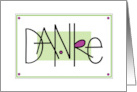 Hand Lettered Danke German Thank You Note Card Deutsch Karte card