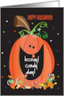 General Halloween Hooray It’s Candy Day Treats and Jack O Lantern card