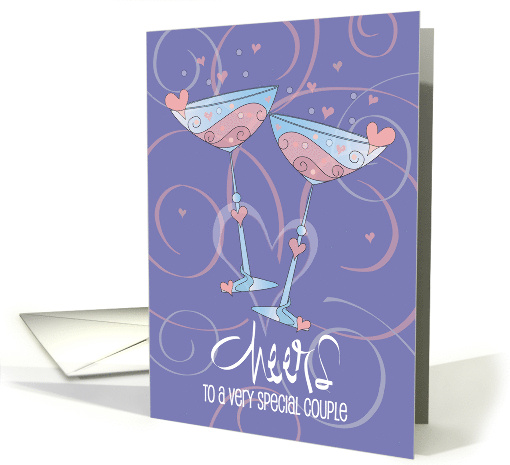 Wedding Anniversary for Special Couple Toasting Glasses... (1005765)