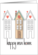 Hand Lettered Congratulations on New Home with Happy New Home card