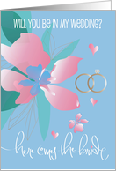 Will you be in our Wedding Invitation with blond bride card