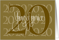 Hand Lettered 20th...