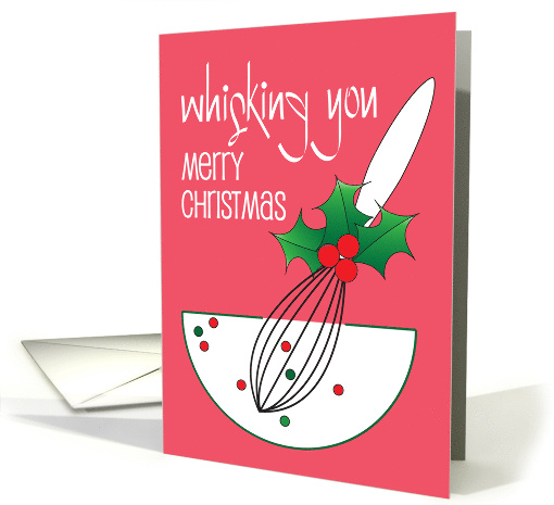 Christmas for Chef or Baker Whisking You Merry Christmas... (1085488)