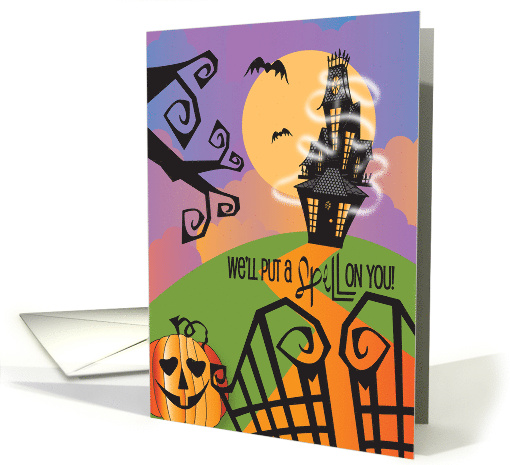 Halloween Haunted House Invitation We'll Put a Spell on... (1087974)