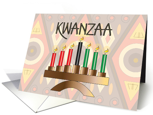 Happy Kwanzaa for Business with Kinara and Mkeka card (1114060)