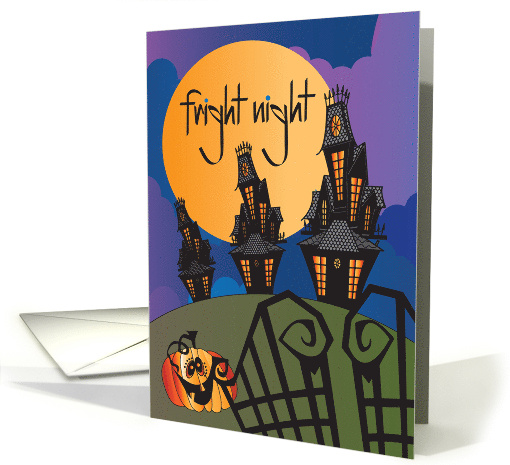 Invitation to Halloween Block Party Fright Night Haunted... (1125764)