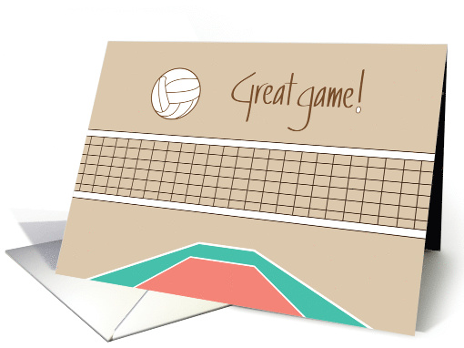 Volleyball Congratulations, Great game with Volleyball... (1132840)