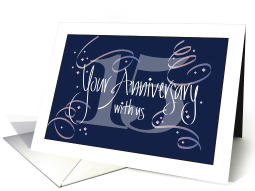 Hand Lettered Employee 15th Year Work Anniversary 15... (1156710)