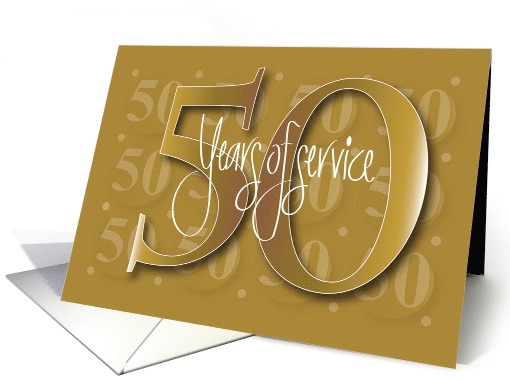 Hand Lettered 50th Year Work Anniversary 50 Years of... (1157286)