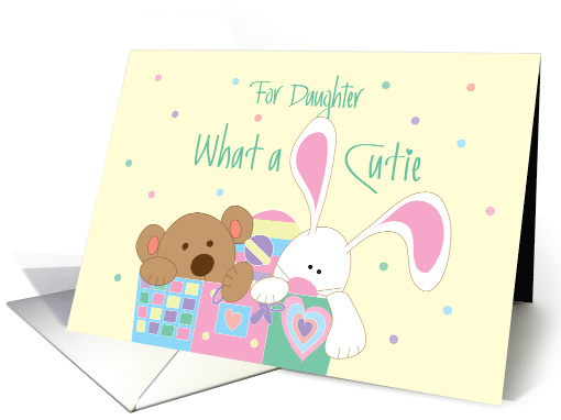 New Baby Congratulations for Daughter, Yellow with Toy Box card