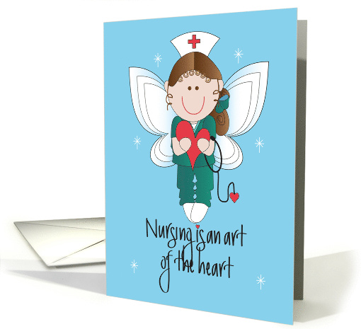 Hand Lettered Nurses Day Nursing is an Art of the Heart... (1173952)