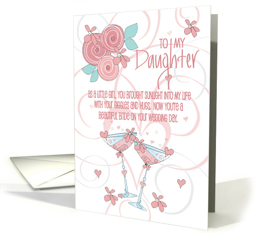 Wedding Congratulations to Daughter from Mother Flowers... (1176698)