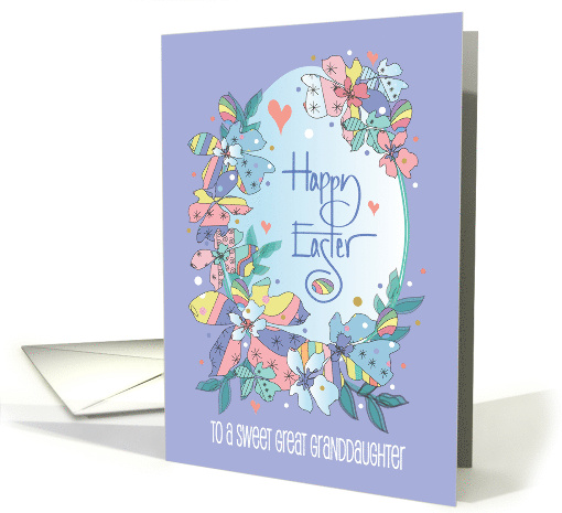 Hand Lettered Easter for Great Granddaughter Patterned... (1190678)