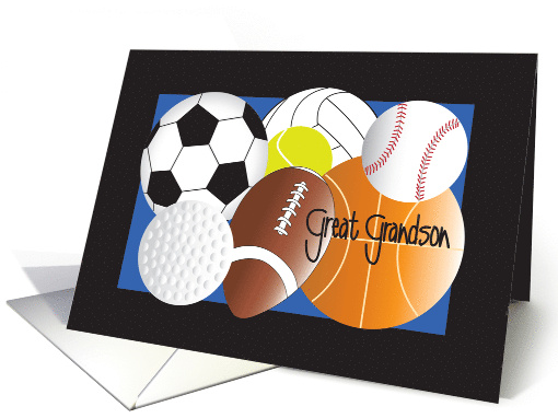 Hand Lettered Birthday for Great Grandson with Various... (1199518)