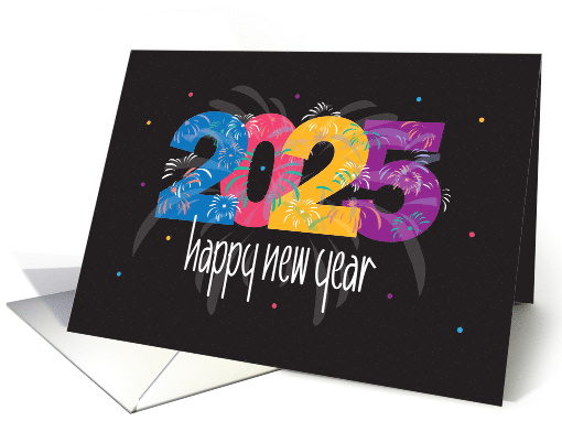 New Year's 2023 Large Colorful Numbers with Bursting... (1244004)