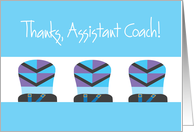 Thanks Assistant Snowboard Coach with Trio of Snowboards card