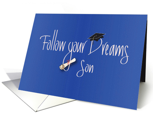 Graduation Congratulations for Son, Follow Your Dreams,... (1276194)
