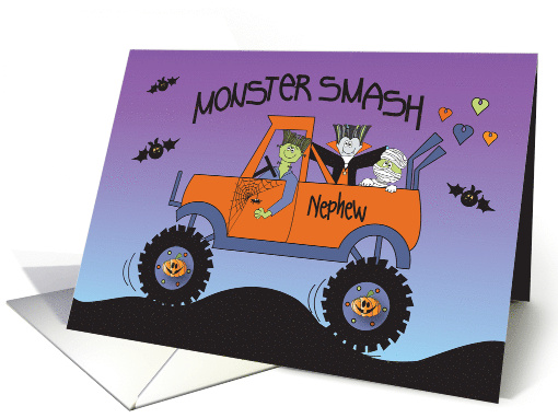 Monster Mash Halloween for Nephew Monsters Riding in... (1299000)