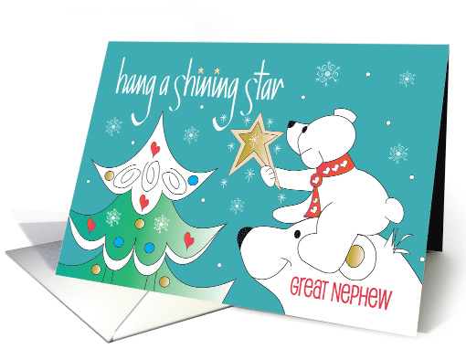 Christmas Great Nephew Hang a Shining Star Polar Bear in... (1299652)