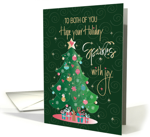 Hand Lettered Christmas Both of You Holiday that Sparkles... (1308846)