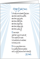 Prayer of St. Francis, Hand Lettered for St. Francis of Assisi Day card