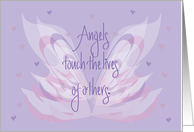 National Family Caregivers Month, Angels Touch the Lives of Others card