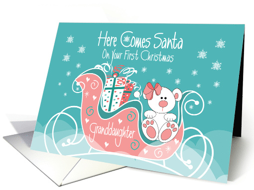 First Christmas for Granddaughter Here Comes Santa Polar... (1340980)