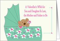 Valentine for Son & Daughter in Law, Expecting Parents card
