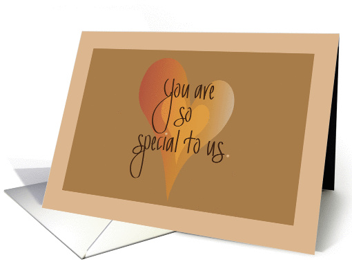 Father's Day from Both of Us, You are special to Us with Hearts card
