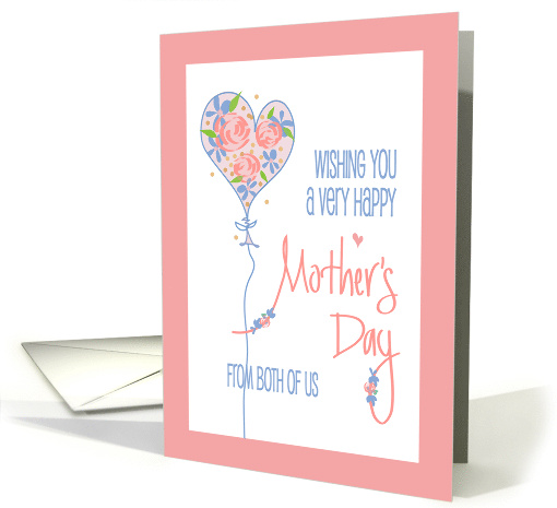 Hand Lettered Mother's Day from Both of Us with... (1371492)