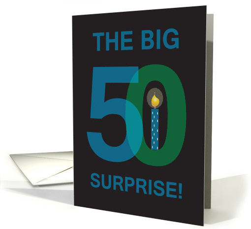 Birthday Surprise Party Invitation for 50 Year Old with... (1381290)