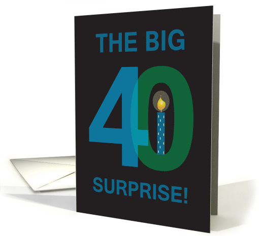 Birthday Surprise Party Invitation for 40 Year Old with... (1381292)