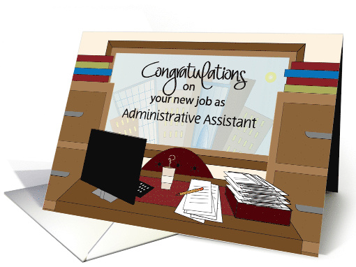 Congratulations on Your New Job, Customize for Any Occupation card