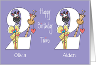 Age Specific Birthday Cards For Twins From Greeting Card Universe